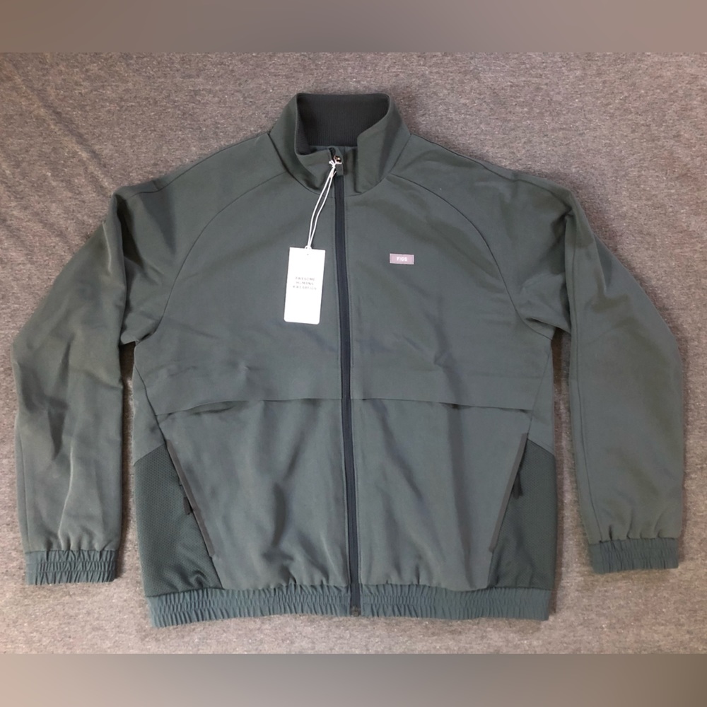 Figs Sydney Scrub Jacket Bonsai S